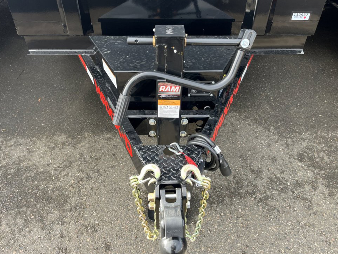 MAXX-D 6x12 12K D7X Scissor Lift Dump Trailer 36" Solid Sides MAXX-D Trailer D7X-6X12-12K-36