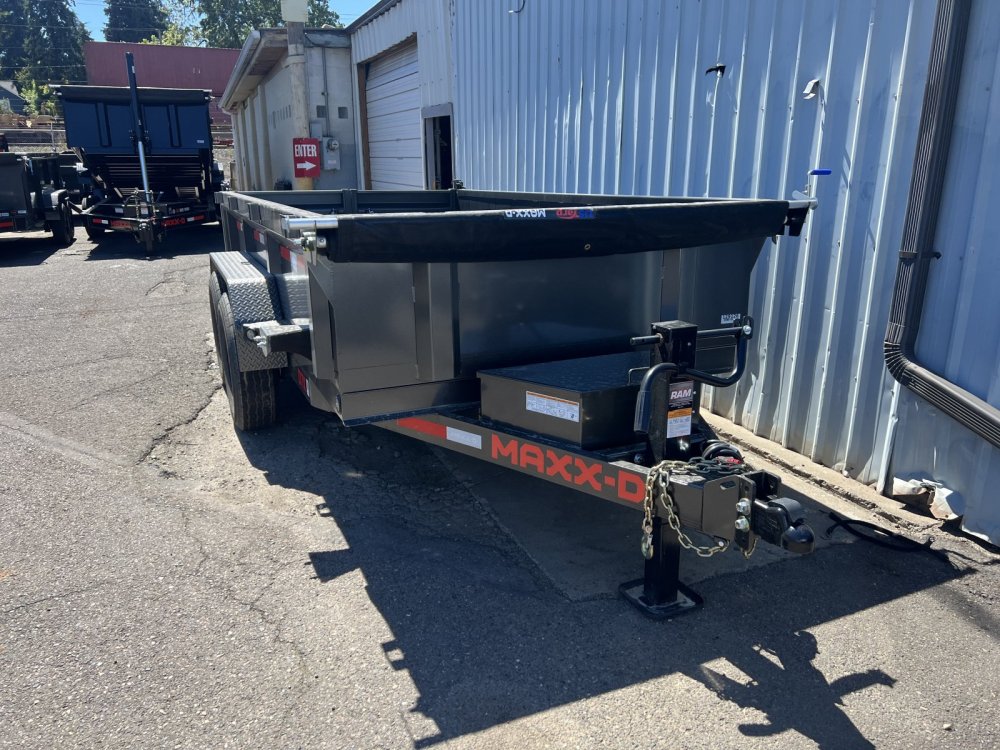 MAXX-D 6x12 12K D7X Dump Trailer 21" Solid Sides MAXX-D Trailer D7X-6X12-12K-21