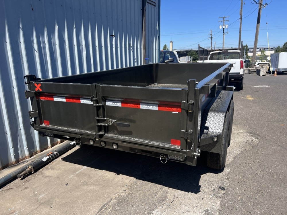 MAXX-D 6x12 12K D7X Dump Trailer 21" Solid Sides MAXX-D Trailer D7X-6X12-12K-21