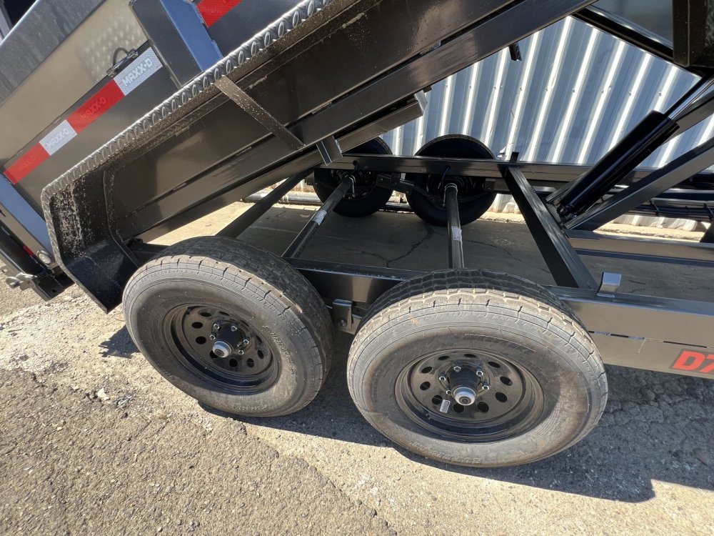 MAXX-D 6x12 12K D7X Dump Trailer 21" Solid Sides MAXX-D Trailer D7X-6X12-12K-21