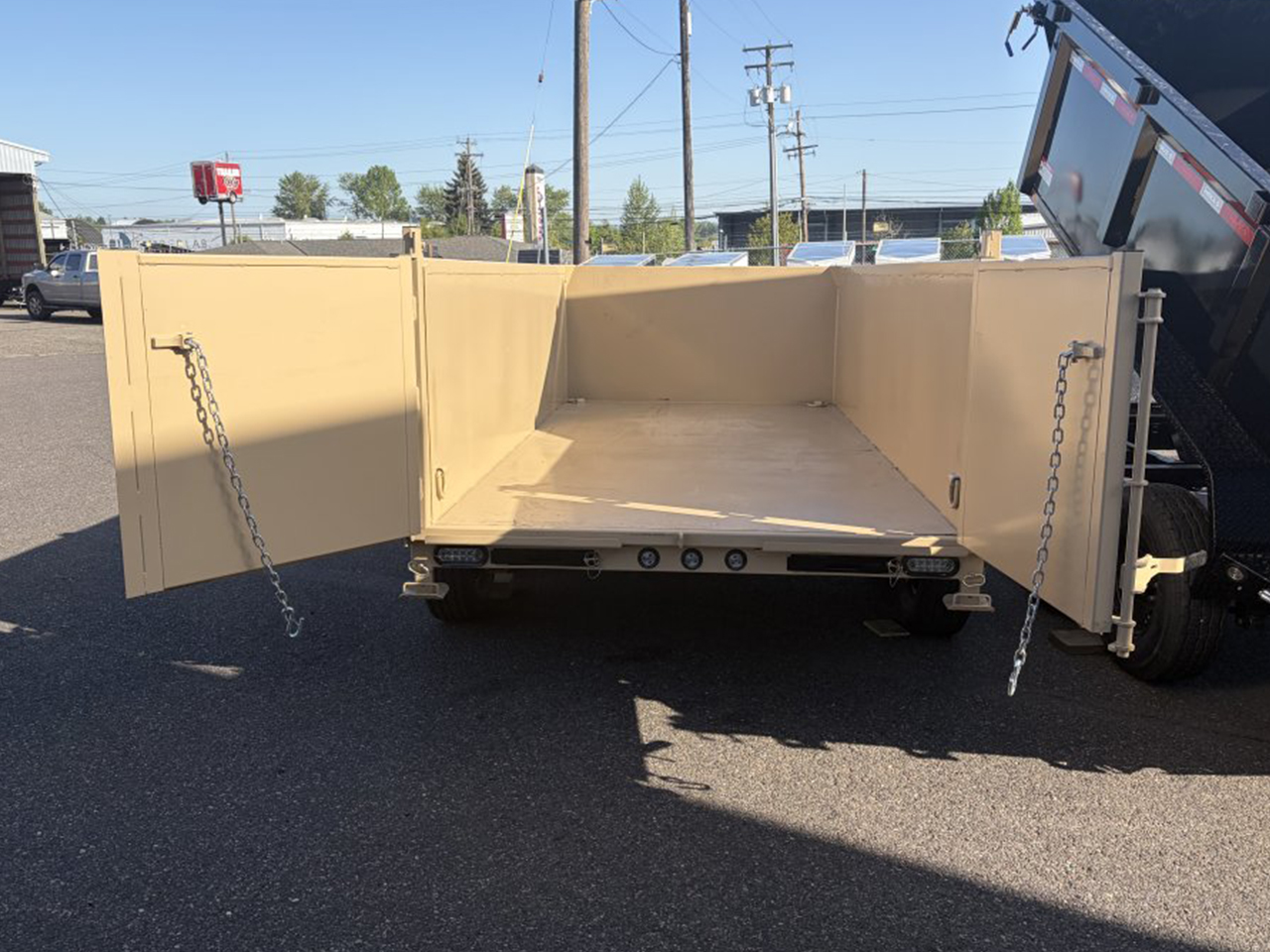 MAXX-D 6x12 14K D7X Scissor Lift Budget Friendly Dump Trailer w/36" Solid Sides MAXX-D Trailer D7B-6X12-14K-36