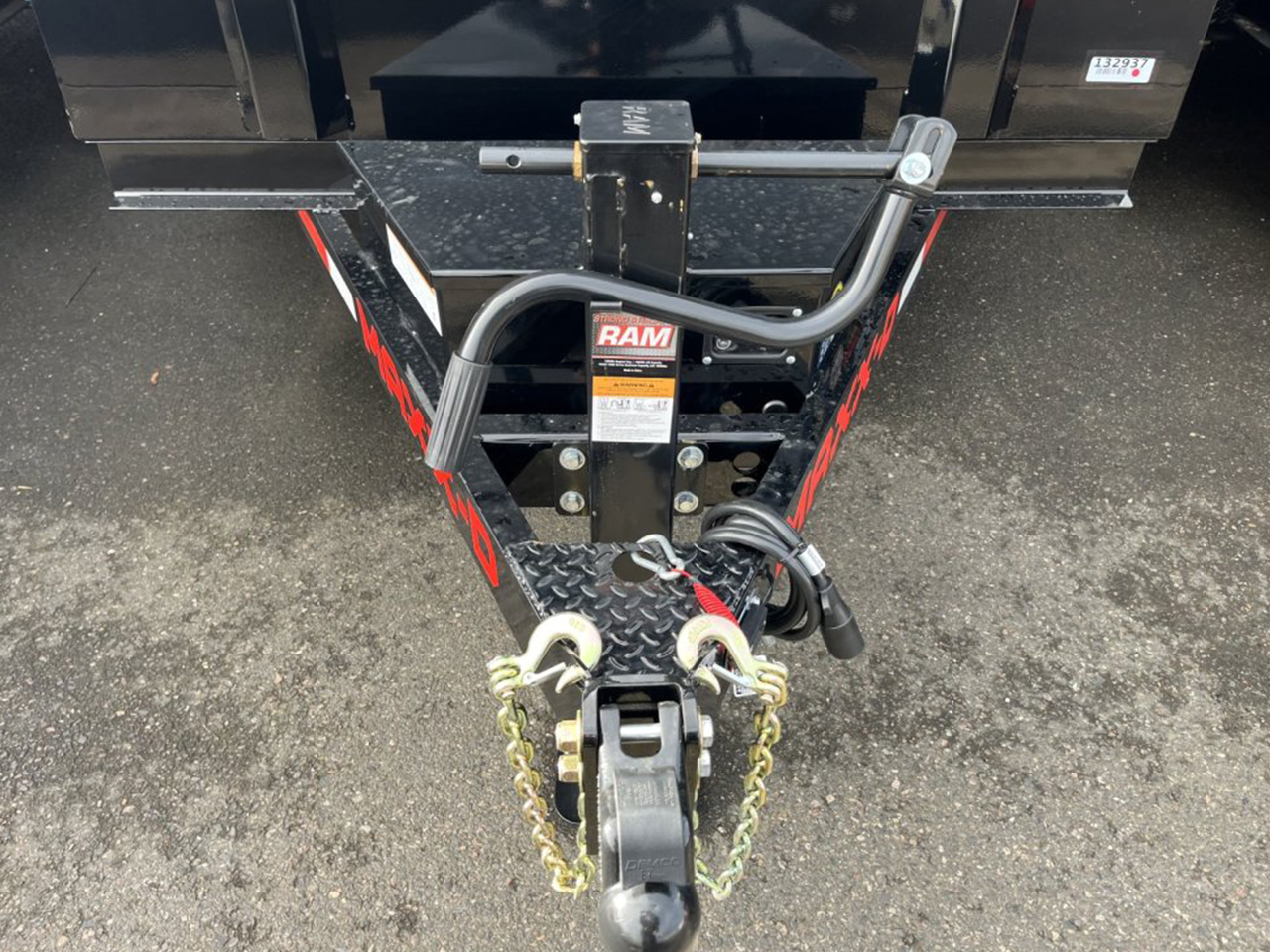 MAXX-D 6x12 14K D7X Scissor Lift Dump Trailer 36" Solid Sides MAXX-D Trailer D7X-6X12-14K-36