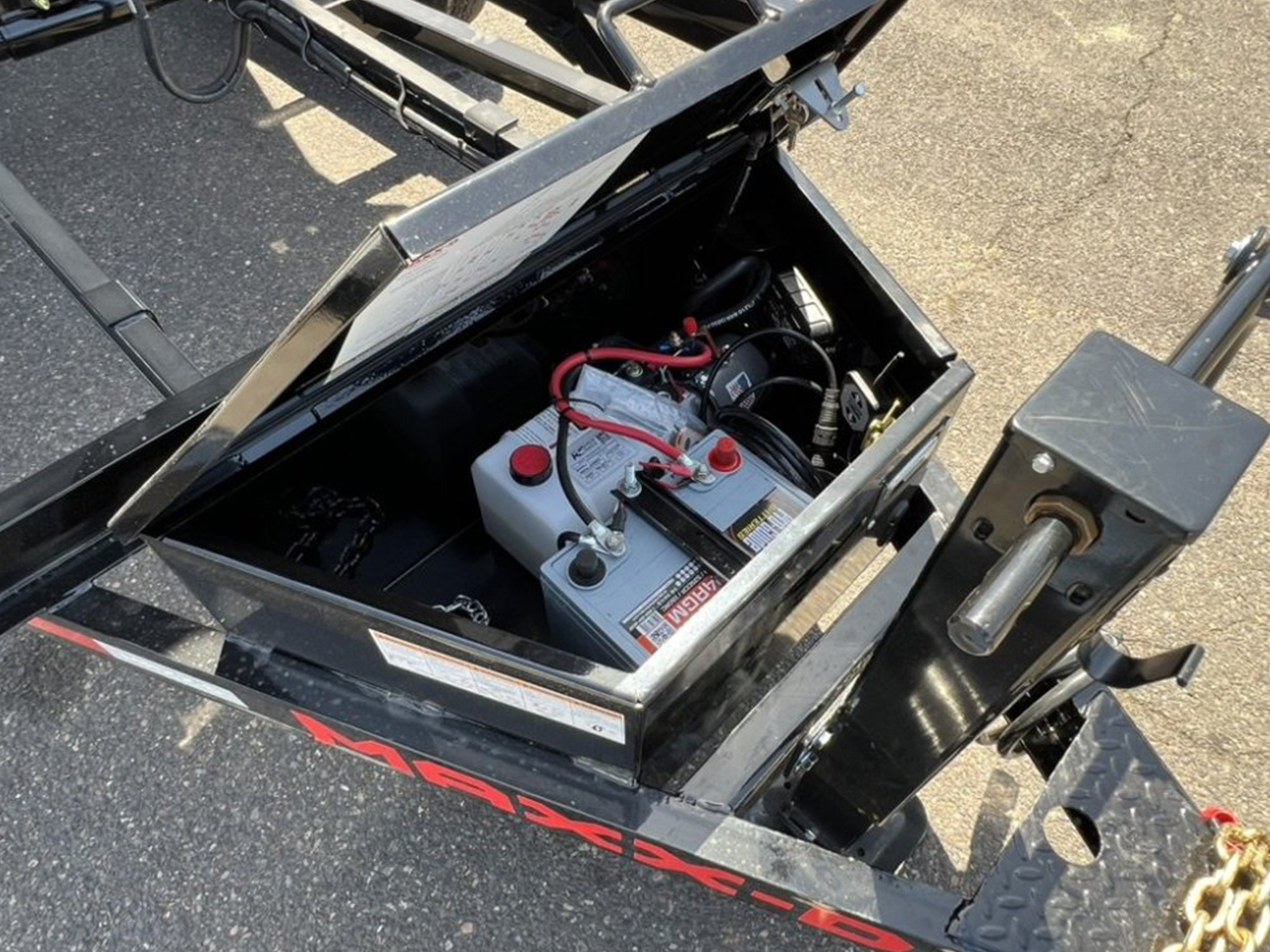 MAXX-D 6x12 14K D7X Scissor Lift Dump Trailer 48" Solid Sides MAXX-D Trailer D7X-6X12-14K-48