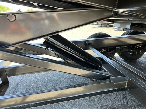 MAXX-D 7x14 14K DJX I-Beam Dump 24" Solid Sides MAXX-D Trailer DJB-7X14-14K-24