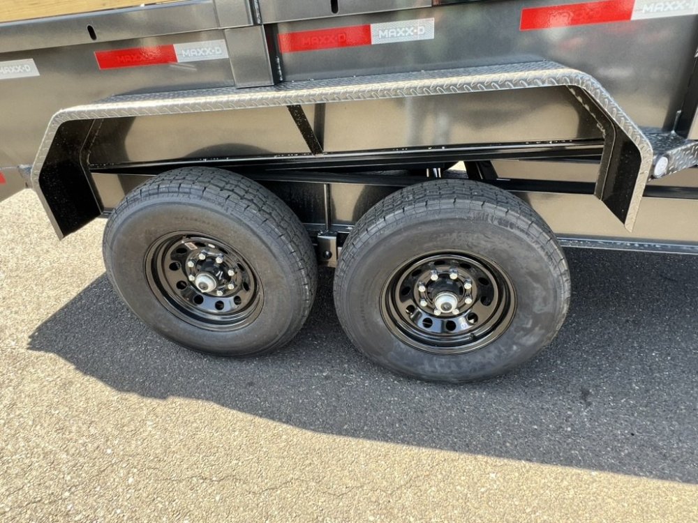 MAXX-D 7x14 14K DKX Dump Trailer 18" Solid Sides w/6" Board Sides MAXX-D Trailer DKB-7X14-14K-18+6