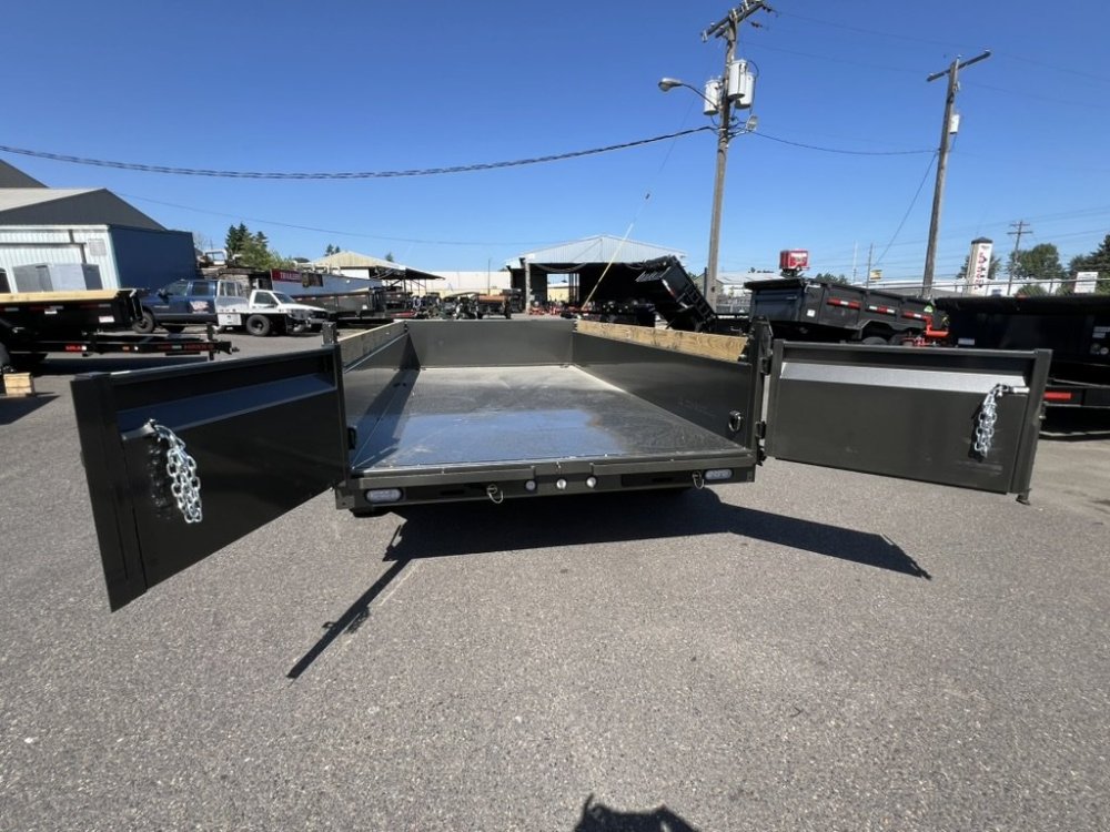 MAXX-D 7x14 14K DKX Dump Trailer 18" Solid Sides w/6" Board Sides MAXX-D Trailer DKB-7X14-14K-18+6