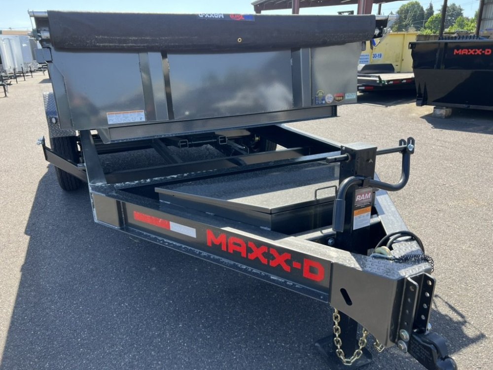 MAXX-D 7x14 14K DKX Dump Trailer 18" Solid Sides w/6" Board Sides MAXX-D Trailer DKB-7X14-14K-18+6