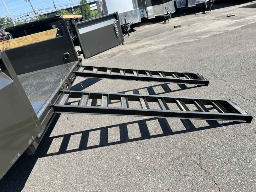 MAXX-D 7x14 14K DKX Dump Trailer 18" Solid Sides w/6" Board Sides MAXX-D Trailer DKB-7X14-14K-18+6