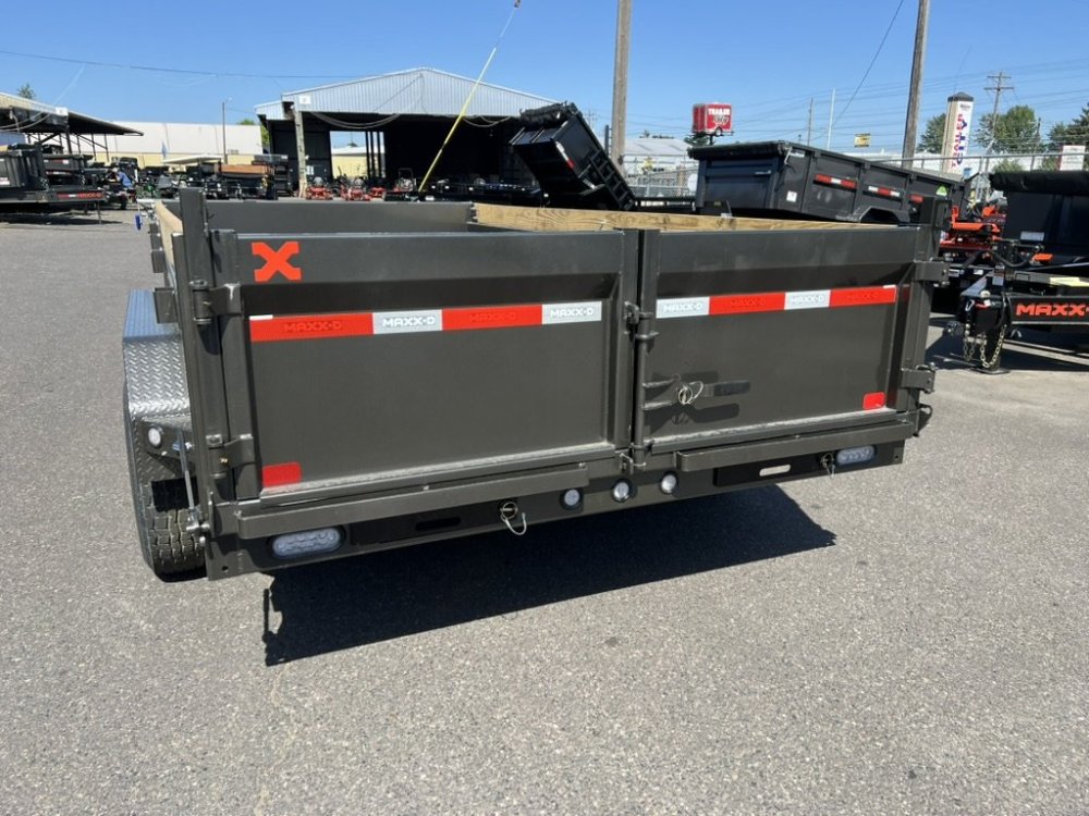 MAXX-D 7x14 14K DKX Dump Trailer 18" Solid Sides w/6" Board Sides MAXX-D Trailer DKB-7X14-14K-18+6