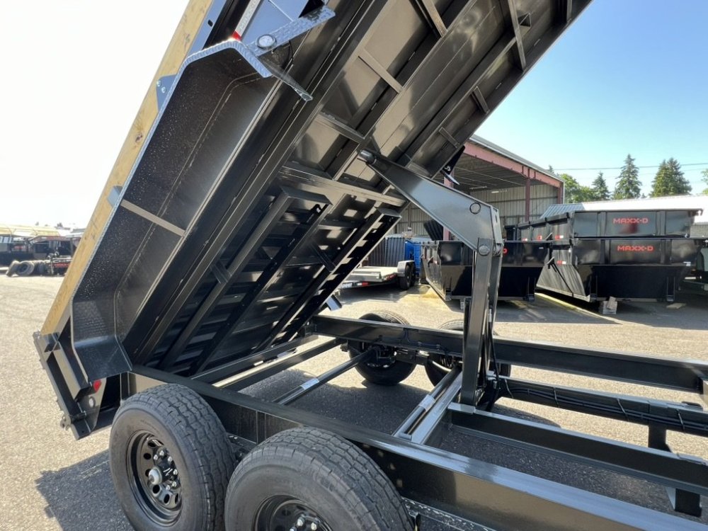 MAXX-D 7x14 14K DKX Dump Trailer 18" Solid Sides w/6" Board Sides MAXX-D Trailer DKB-7X14-14K-18+6