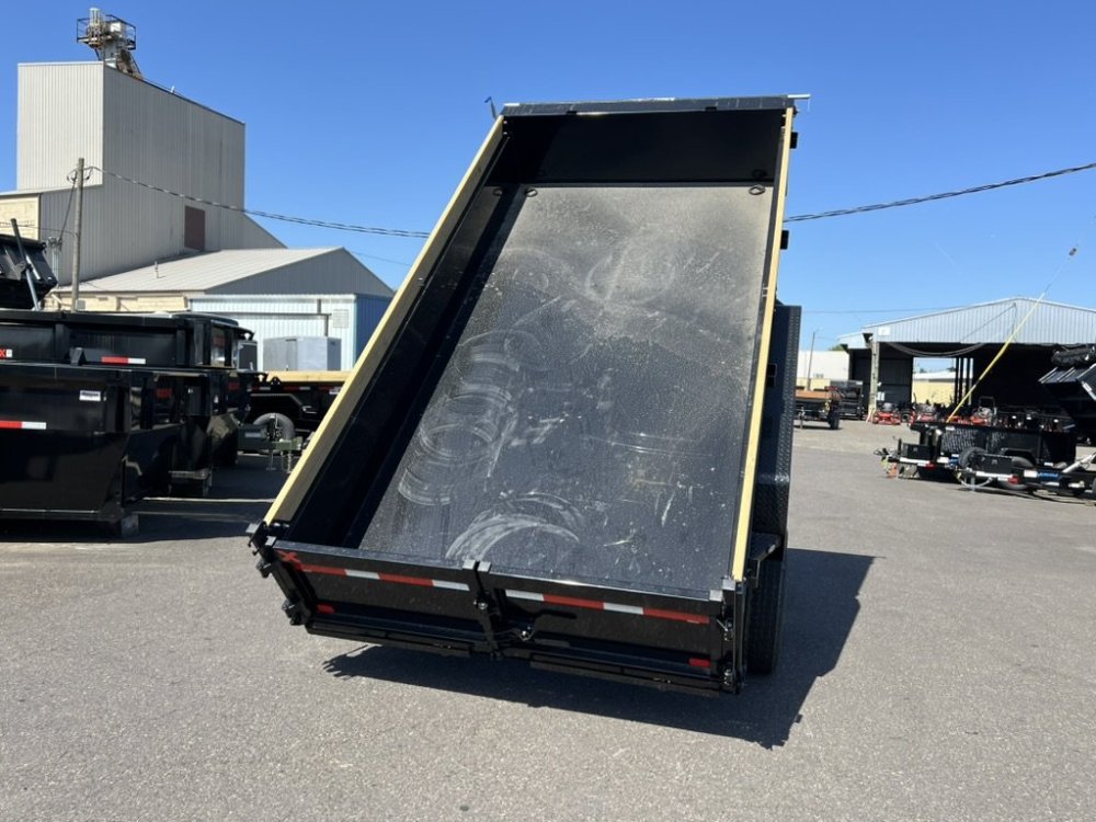 MAXX-D 7x14 14K DKX Dump Trailer 18" Solid Sides MAXX-D Trailer DKX-7X14-14K-18