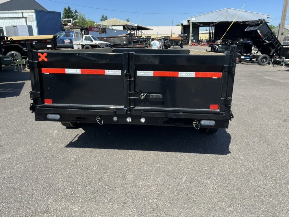 MAXX-D 7x14 14K DKX Dump Trailer 18" Solid Sides MAXX-D Trailer DKX-7X14-14K-18