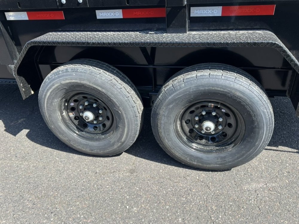 MAXX-D 7x14 14K DKX Dump Trailer 18" Solid Sides MAXX-D Trailer DKX-7X14-14K-18