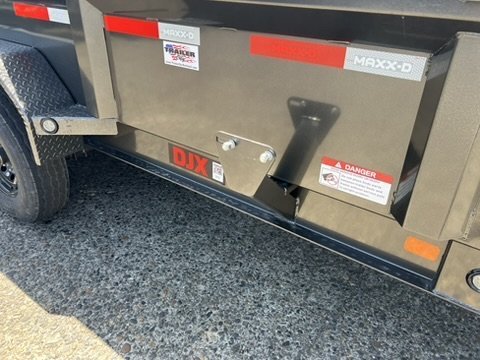 MAXX-D 7x14 14K DJX I-Beam Dump 24" Solid Sides MAXX-D Trailer DJX-7X14-14K-24