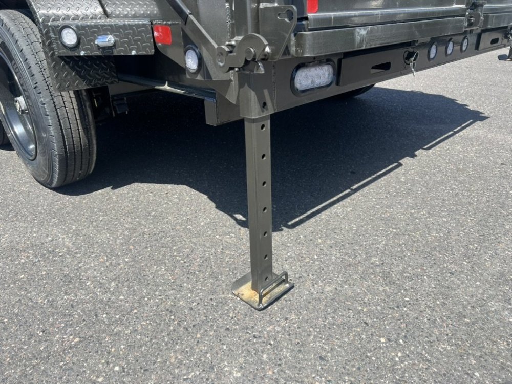 MAXX-D 7x14 14K DJX I-Beam Dump 36" Solid Sides MAXX-D Trailer DJX-7X14-14K-36