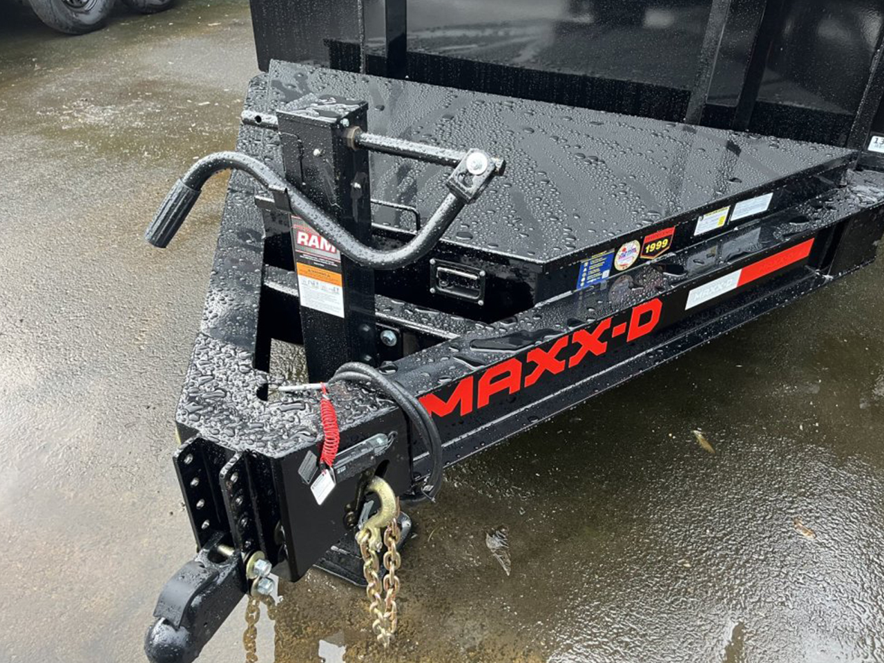 MAXX-D 7x14 14K DJX I-Beam Dump 48" Solid Sides MAXX-D Trailer DJX-7X14-14K-48