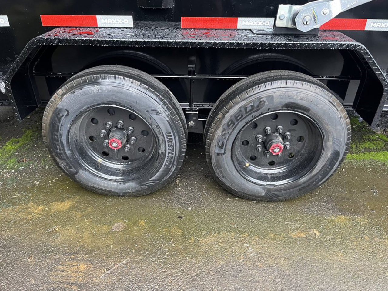 MAXX-D 7x14 14K DJX I-Beam Dump 48" Solid Sides MAXX-D Trailer DJX-7X14-14K-48