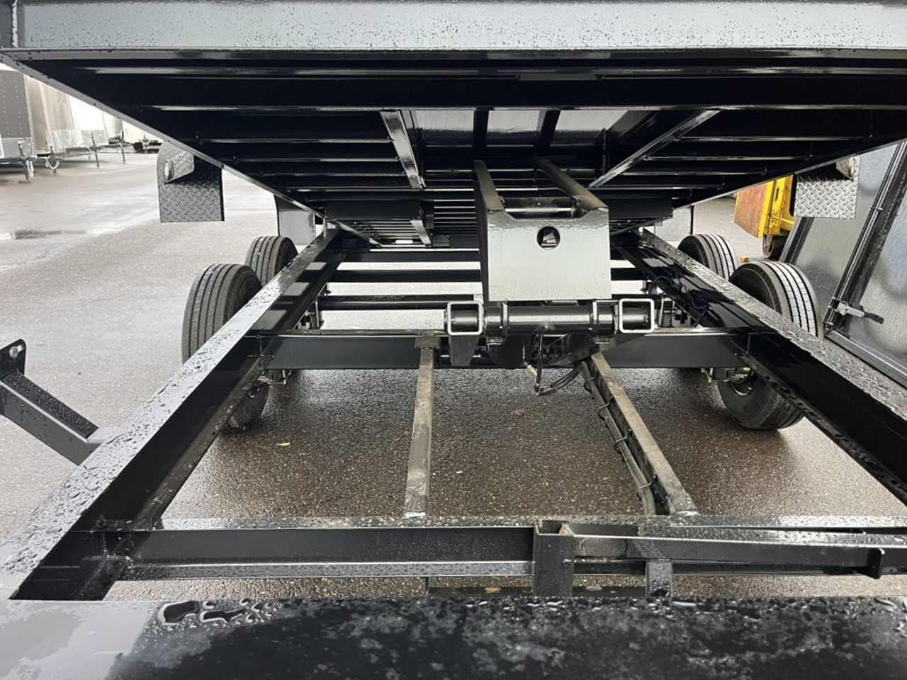 MAXX-D 7x14 14K DJX I-Beam Dump 48" Solid Sides MAXX-D Trailer DJX-7X14-14K-48