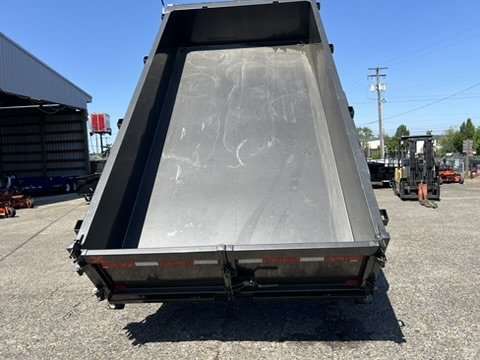 MAXX-D 7x14 15.4K DJX I-Beam Dump 24" Solid Sides MAXX-D Trailer DJX-7X14-15.4K-24