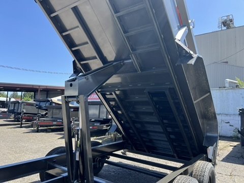 MAXX-D 7x14 15.4K DJX I-Beam Dump 24" Solid Sides MAXX-D Trailer DJX-7X14-15.4K-24