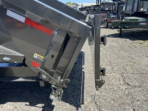 MAXX-D 7x14 15.4K DJX I-Beam Dump 24" Solid Sides MAXX-D Trailer DJX-7X14-15.4K-24