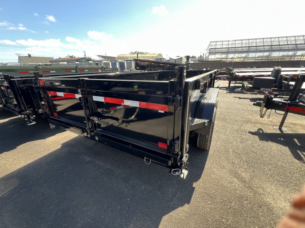 MAXX-D 7x14 15K DTX Telescopic Dump Trailer 24" Solid Sides MAXX-D Trailer DTX-7X14-15K-24