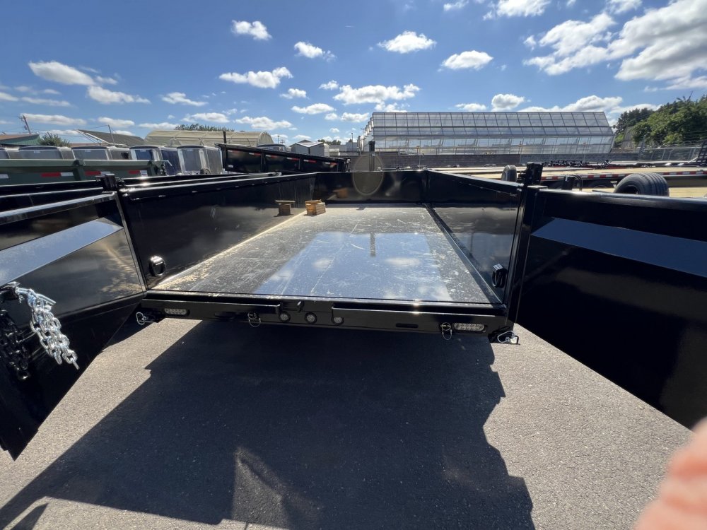 MAXX-D 7x14 15K DTX Telescopic Dump Trailer 24" Solid Sides MAXX-D Trailer DTX-7X14-15K-24