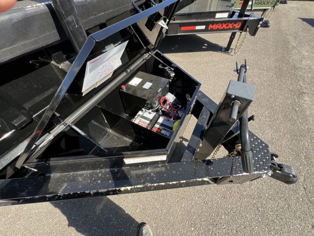 MAXX-D 7x14 15K DTX Telescopic Dump Trailer 24" Solid Sides MAXX-D Trailer DTX-7X14-15K-24