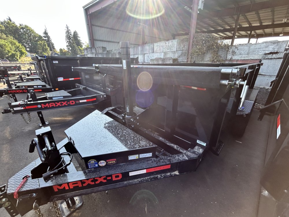 MAXX-D 7x14 15K DTX Telescopic Dump Trailer 36" Solid Sides Trailer DTX-7X14-15K-36
