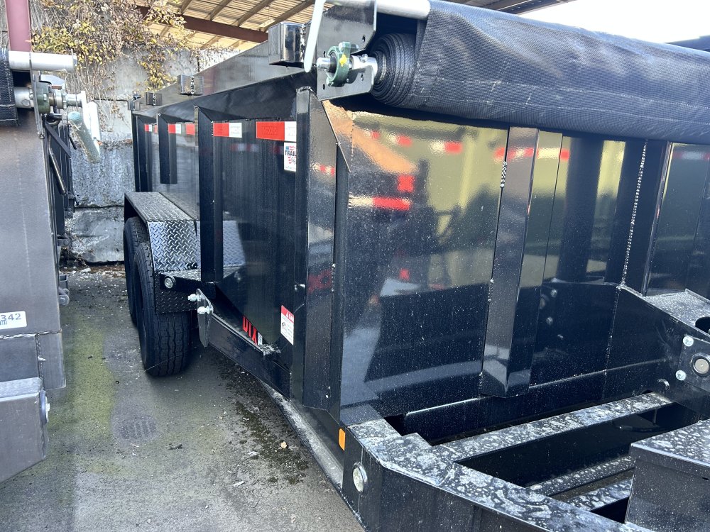 MAXX-D 7x14 15K DTX Telescopic Dump Trailer 36" Solid Sides MAXX-D Trailer DTX-7X14-15K-36