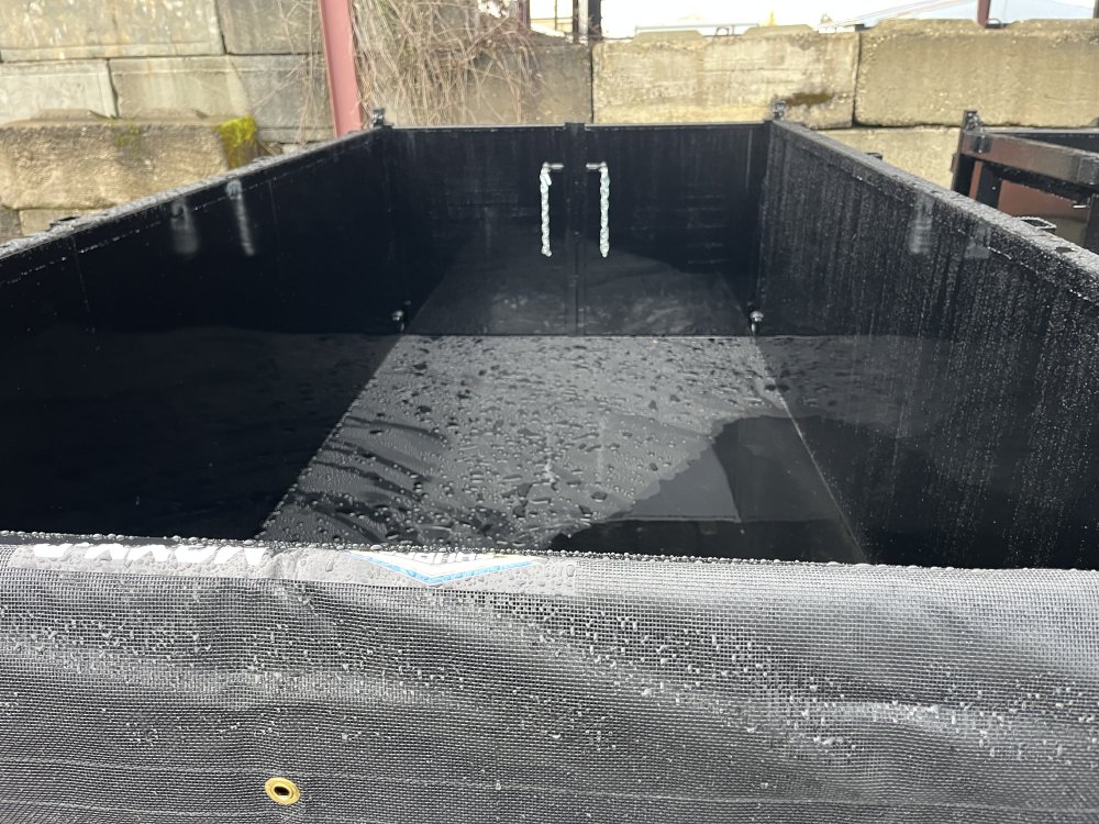 MAXX-D 7x14 17.5K DJX I-Beam Dump 48" Solid Sides MAXX-D Trailer DJX-7X14-17.5K-48