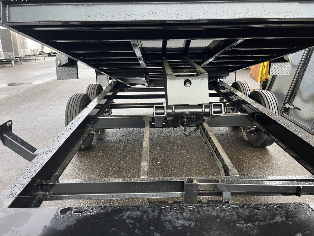 MAXX-D 7x14 17.5K DJX I-Beam Dump 48" Solid Sides MAXX-D Trailer DJX-7X14-17.5K-48
