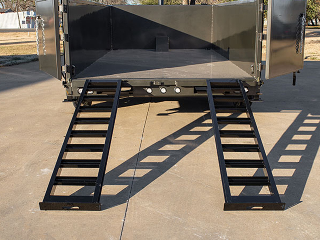 MAXX-D 7x16 16K DTX Telescopic Dump Trailer 36" Solid Sides MAXX-D Trailer DTB-7X16-16K-36