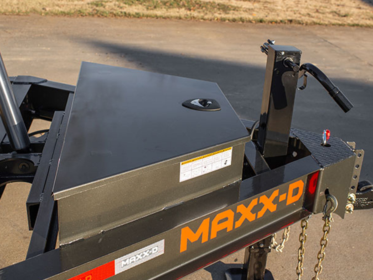MAXX-D 7x16 16K DTX Telescopic Dump Trailer 36" Solid Sides MAXX-D Trailer DTB-7X16-16K-36