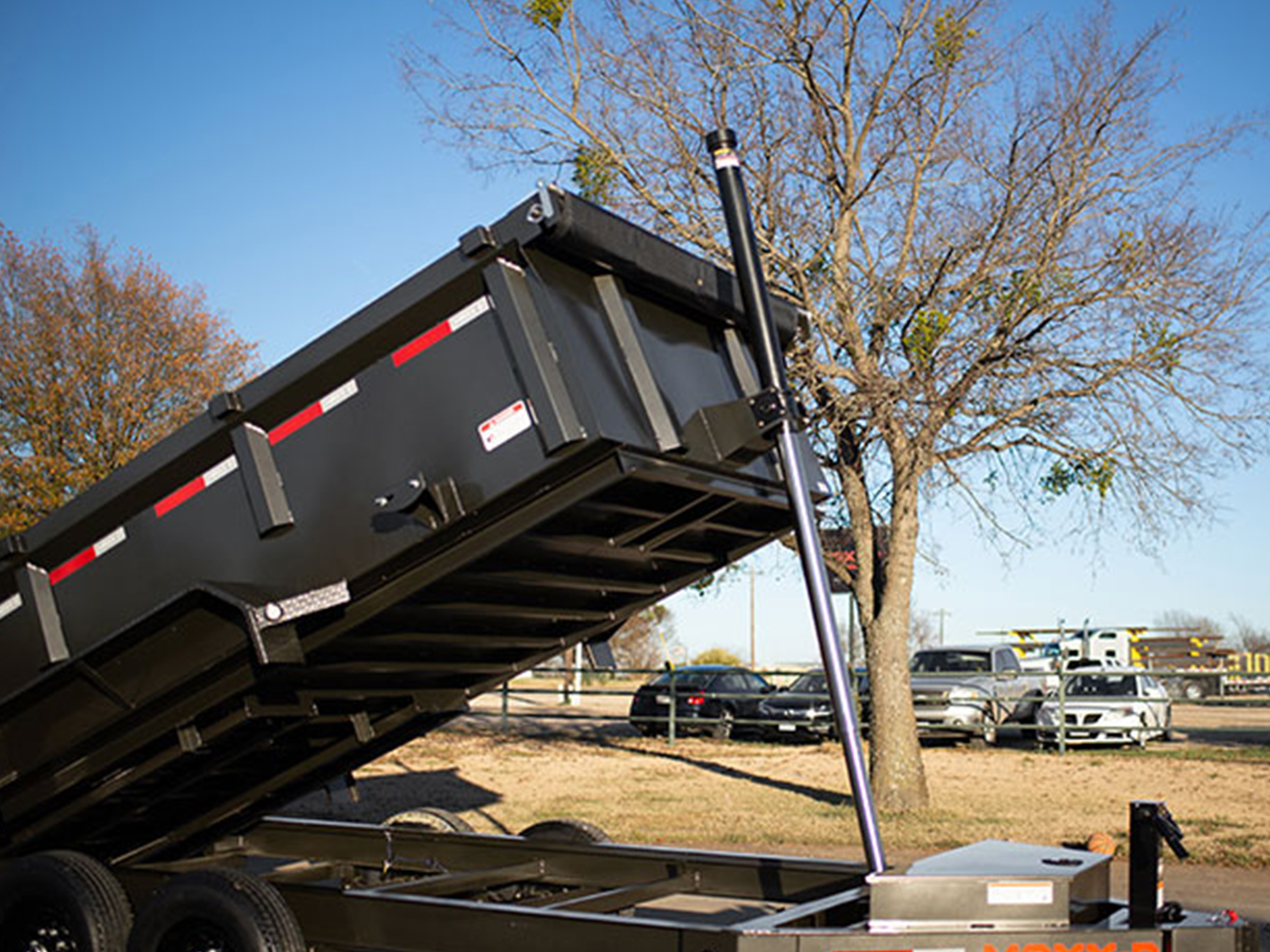 MAXX-D 7x16 16K DTX Telescopic Dump Trailer 36" Solid Sides MAXX-D Trailer DTB-7X16-16K-36
