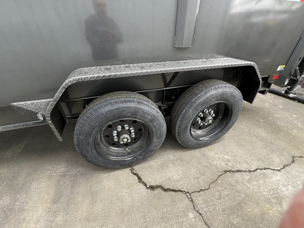 MAXX-D 7x16 17.5K DTX Telescopic Dump Trailer 36" Solid Sides MAXX-D Trailer DTX-7X16-17.5K-36