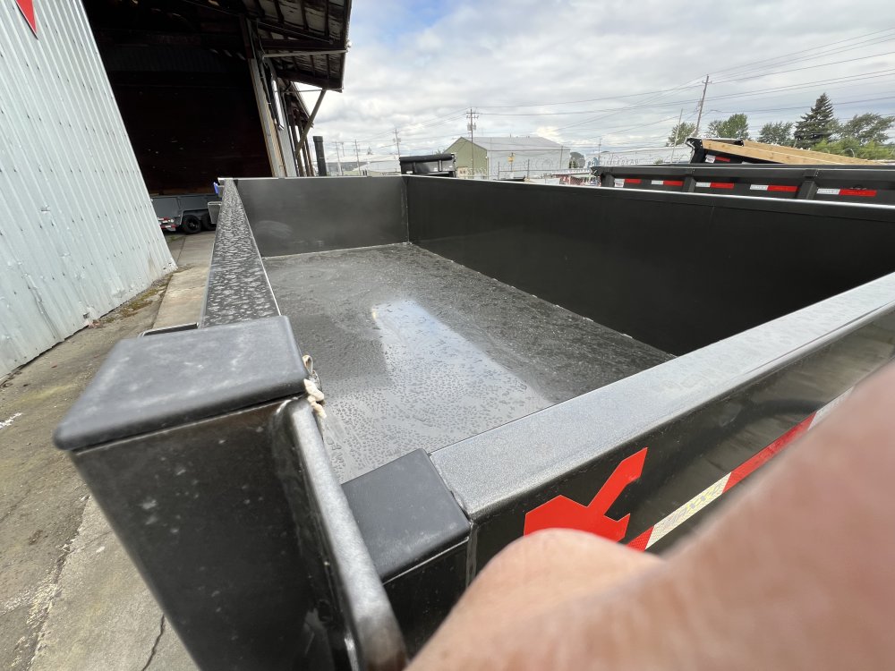 MAXX-D 7x16 17.5K DTX Telescopic Dump Trailer 36" Solid Sides MAXX-D Trailer DTX-7X16-17.5K-36