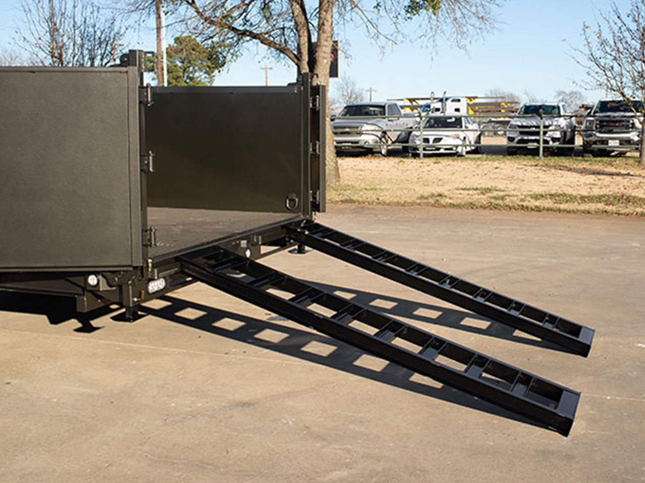 MAXX-D 7x16 17.5K DTX Telescopic Dump Trailer 48" Solid Sides MAXX-D Trailer DTX-7X16-17.5K-48