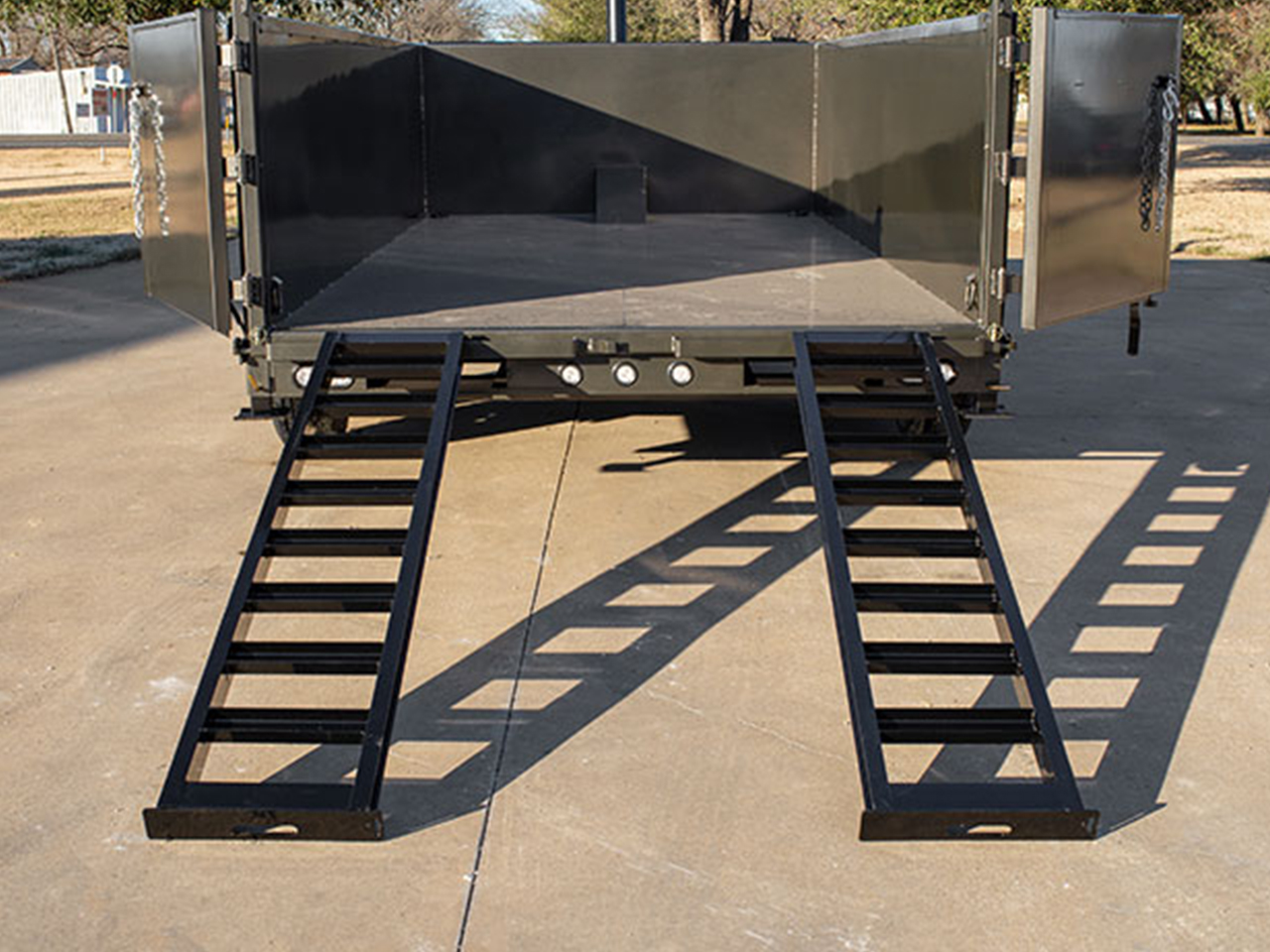MAXX-D 7x16 17.5K DTX Telescopic Dump Trailer 48" Solid Sides MAXX-D Trailer DTX-7X16-17.5K-48