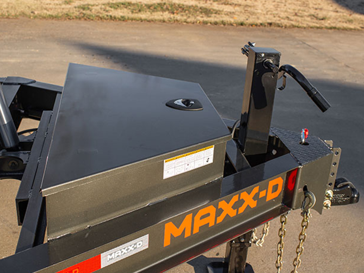 MAXX-D 7x16 17.5K DTX Telescopic Dump Trailer 48" Solid Sides MAXX-D Trailer DTX-7X16-17.5K-48