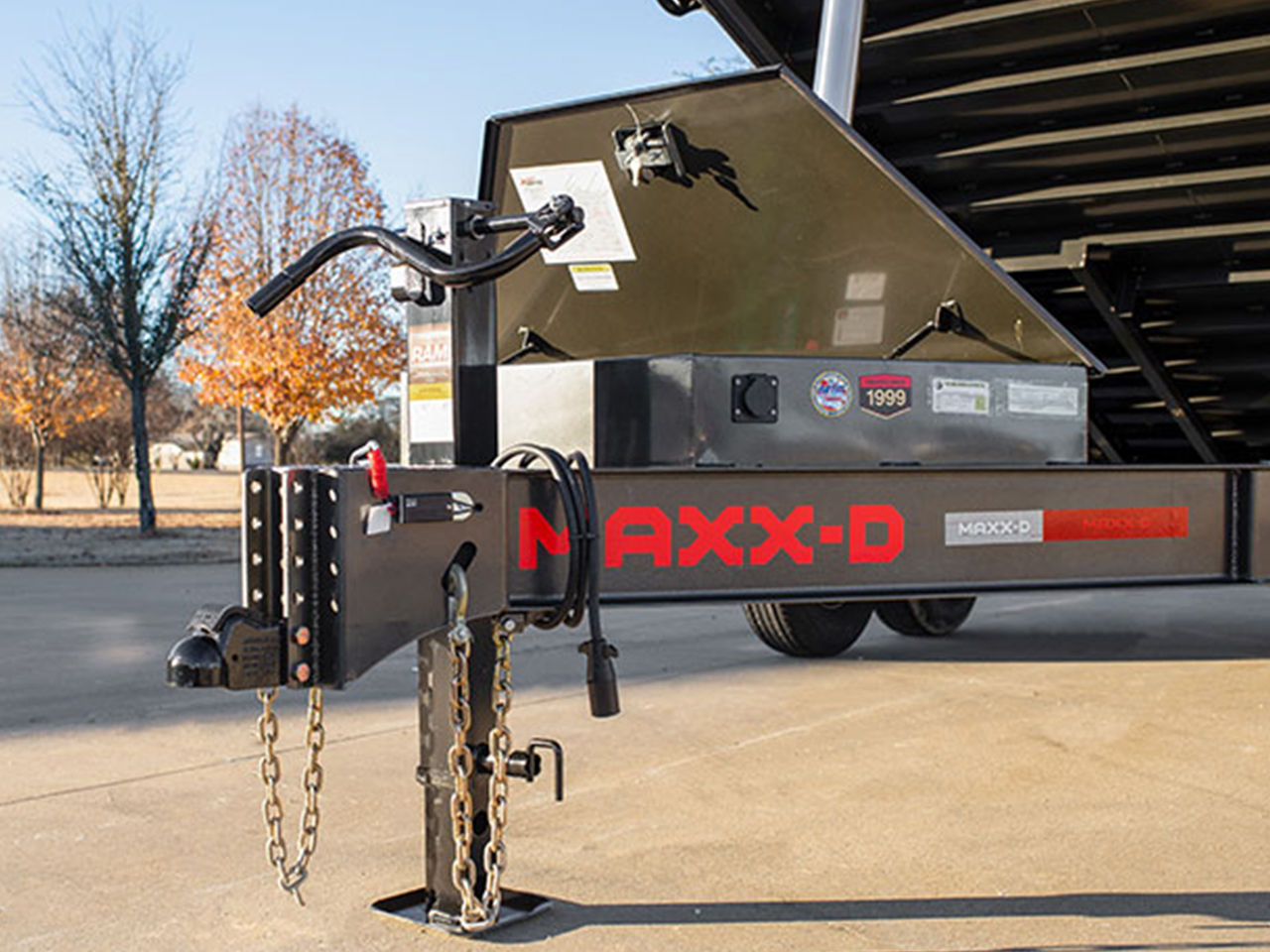 MAXX-D 7x16 17.5K DTX Telescopic Dump Trailer 48" Solid Sides MAXX-D Trailer DTX-7X16-17.5K-48