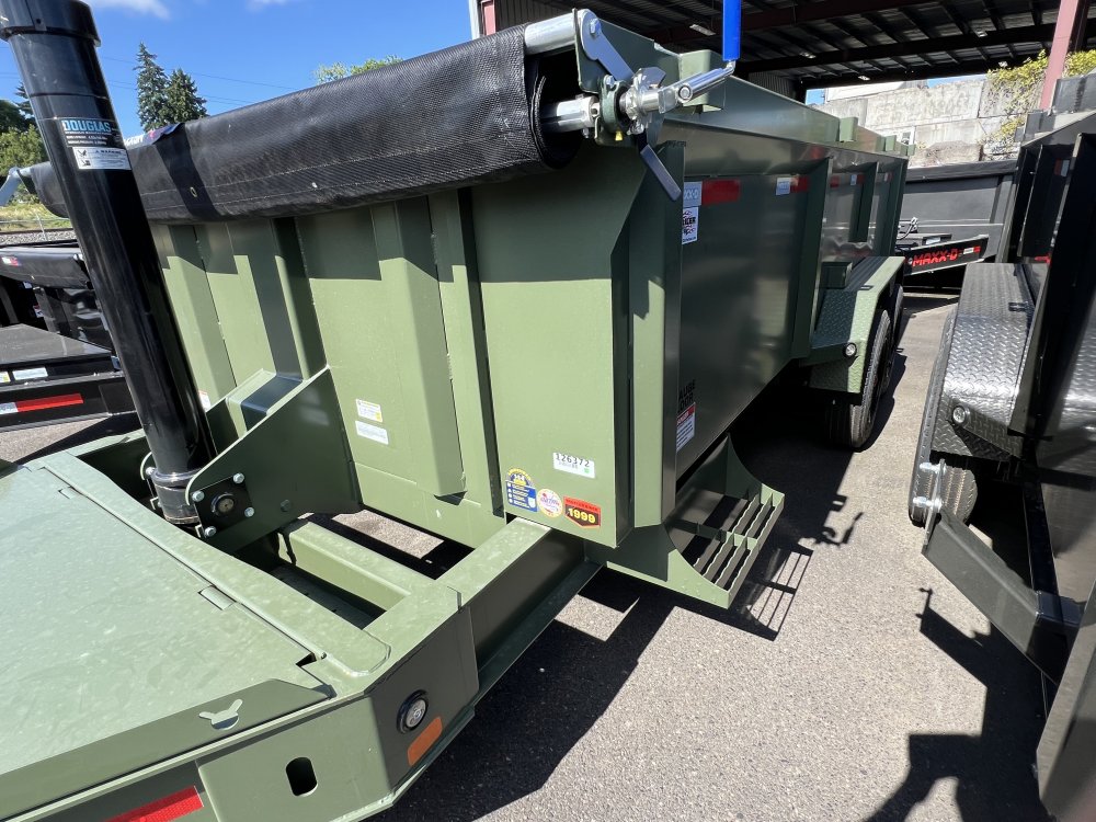 MAXX-D 7x16 21K DSX Super-Duty Gooseneck Dump Trailer 36" Solid Sides MAXX-D Trailer DSX-7X16-21K-36-GN
