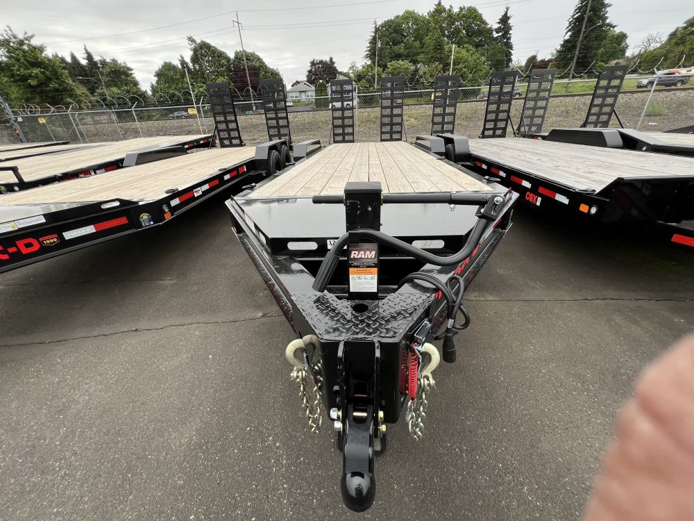 MAXX-D 7x20 14K EHX I-Beam Equipment Trailer Trailer EHX-7X20-14K