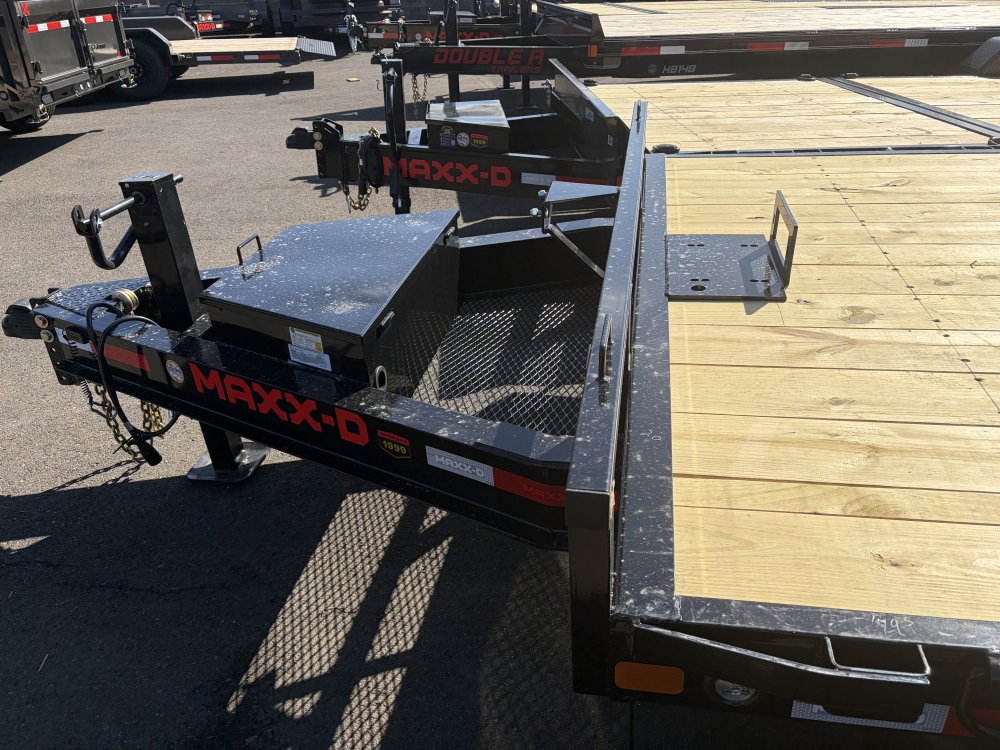 MAXX-D 8.5x20 15.4K DOX I-Beam Deckover Equipment Trailer MAXX-D Trailer DOX-8.5X20-15.4K