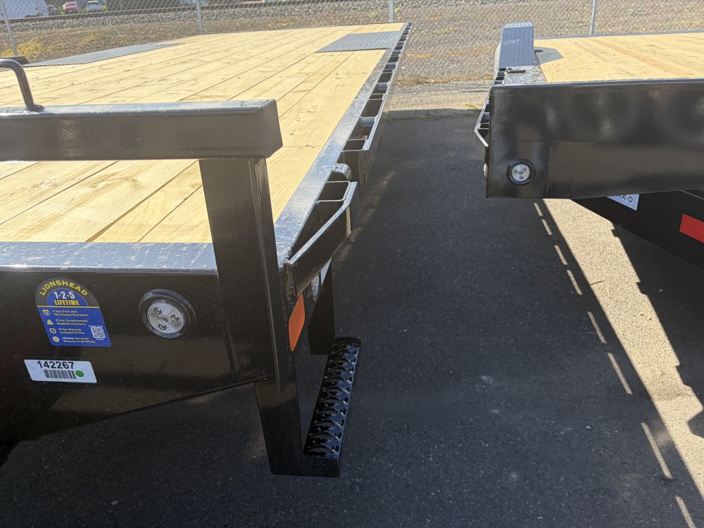 MAXX-D 8.5x20 15.4K DOX I-Beam Deckover Equipment Trailer MAXX-D Trailer DOX-8.5X20-15.4K