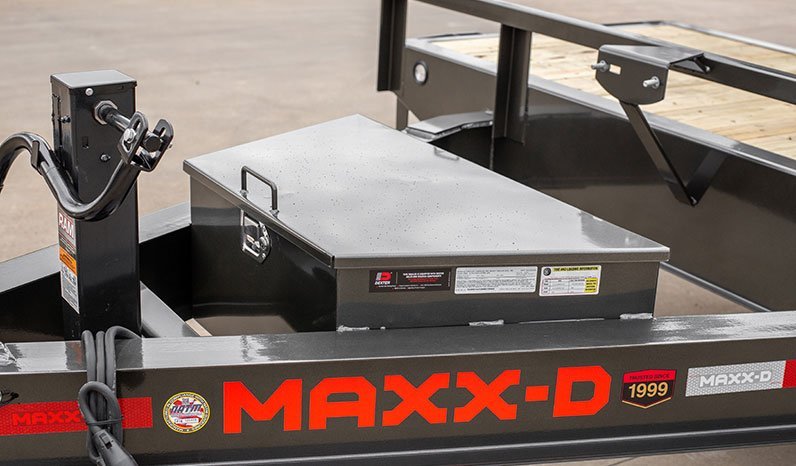 MAXX-D 8.5x24 17.5K GOX Gravity Tilt Deckover Trailer MAXX-D Trailer GOX-8.5X24-17.5K