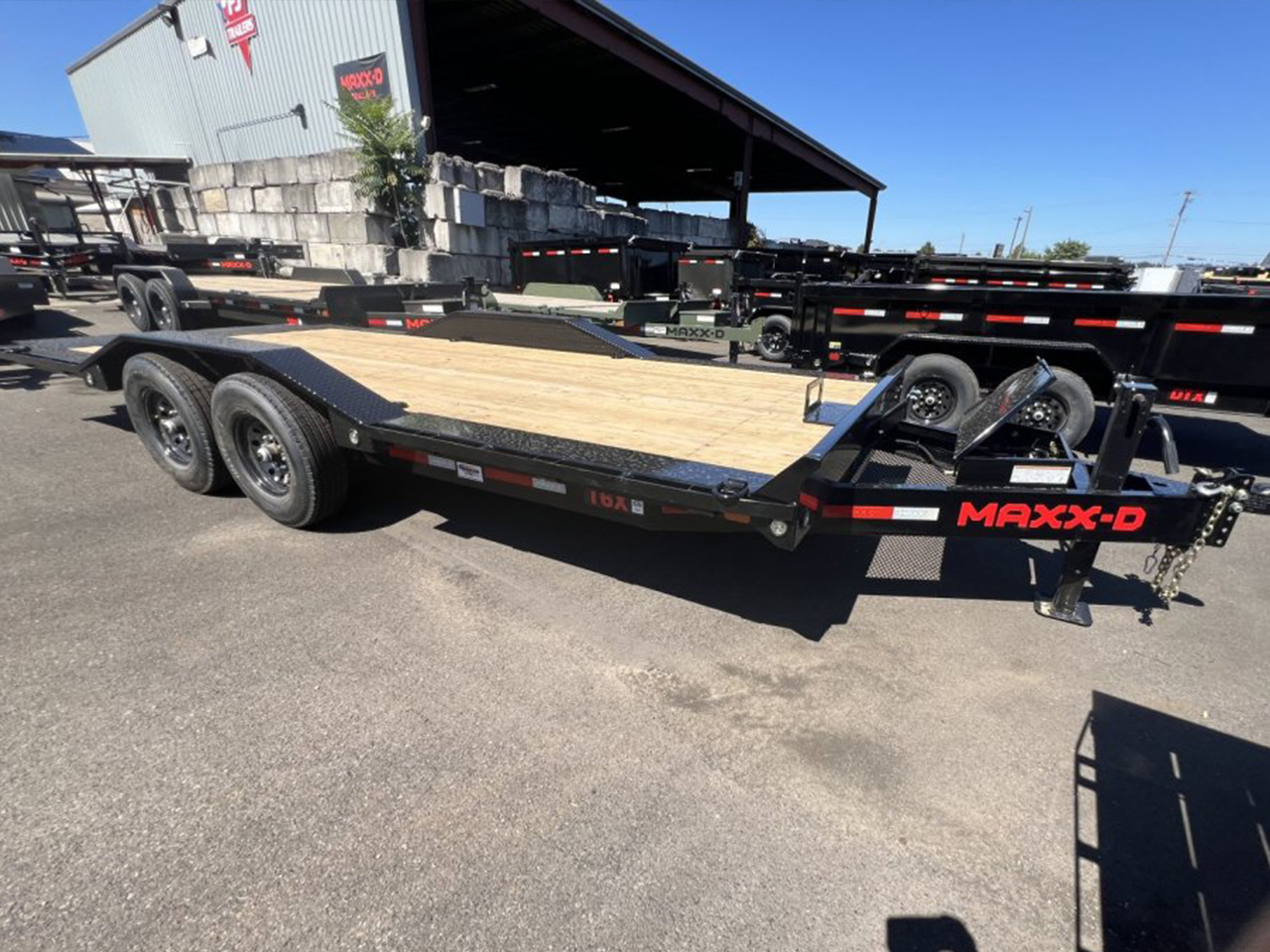 MAXX-D 8.5x20 14K T6X 6" Power Equipment Tilt Trailer MAXX-D Trailer T6X-8.5X20-14K