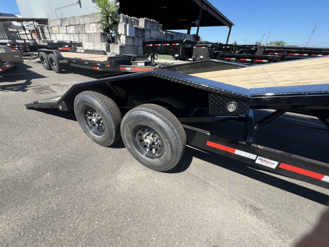 MAXX-D 8.5x20 14K T6X 6" Power Equipment Tilt Trailer MAXX-D Trailer T6X-8.5X20-14K
