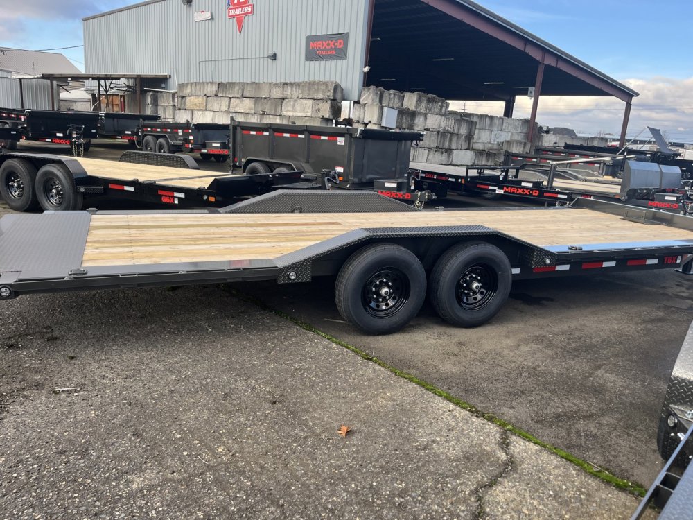 MAXX-D 8.5x22 14K T6X 6" Power Equipment Tilt Trailer w/Hydraulic Jack MAXX-D Trailer T6X-8.5X22-14K-HJ
