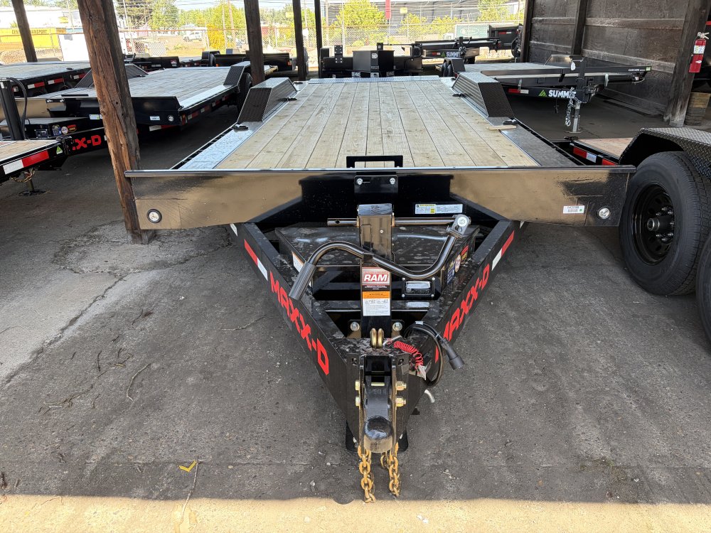MAXX-D 8.5x22 17.5K T8X 8" Power Equipment Tilt Trailer MAXX-D Trailer T8X-8.5X22-17.5K
